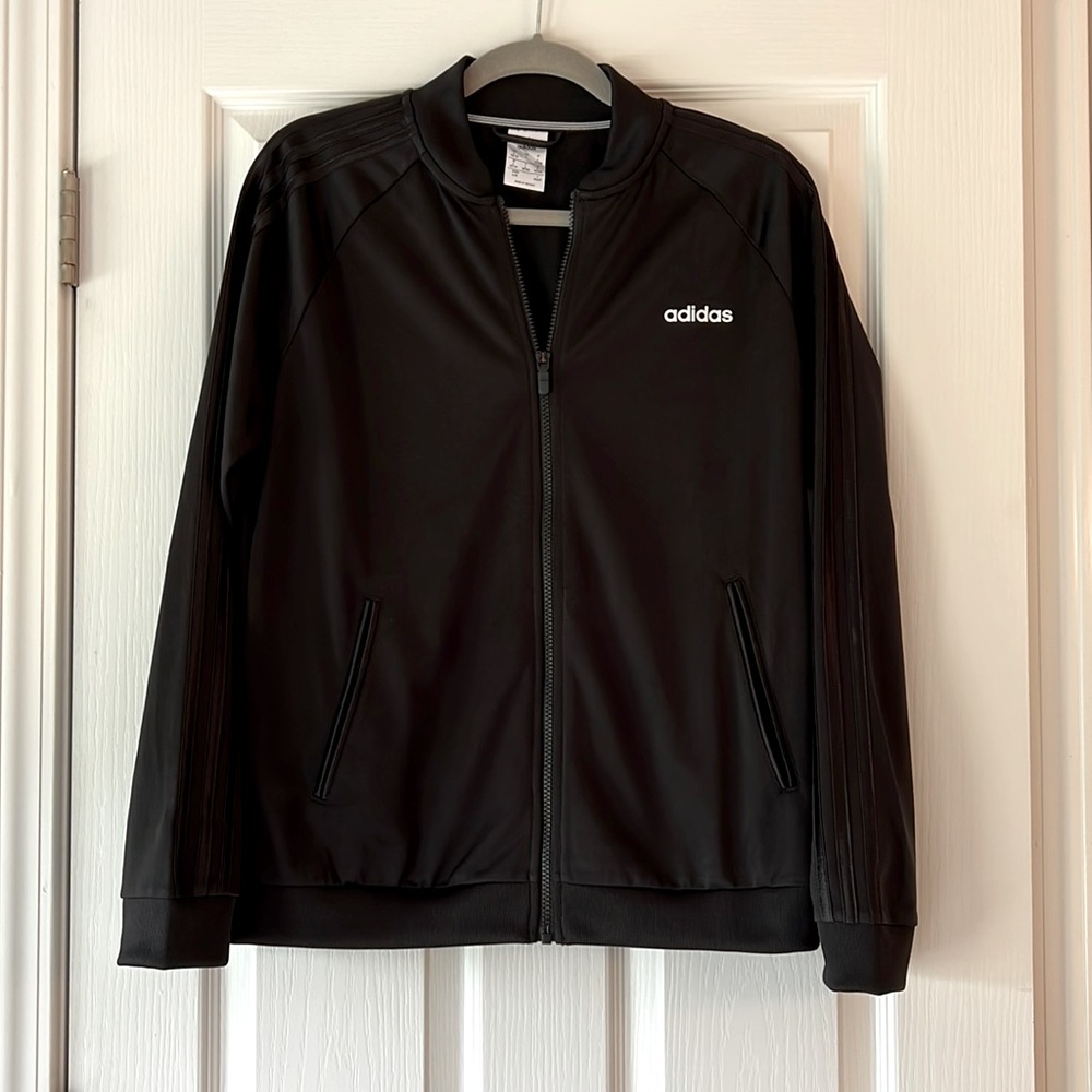 Women’s Adidas Full Zip Track Jacket Large Black
